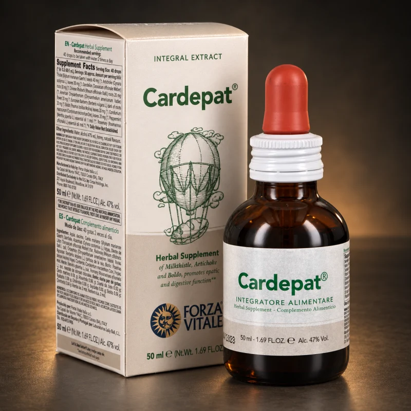 Cardepat - Integratore Spagirico di Cardo Mariano e Carciofo, 50 ml